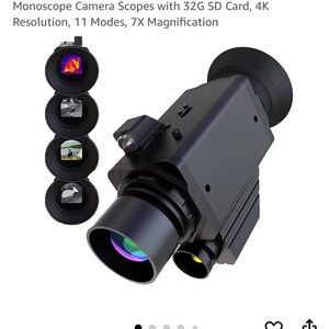 Digital Monoscope Camera with 32G SD Card - Black